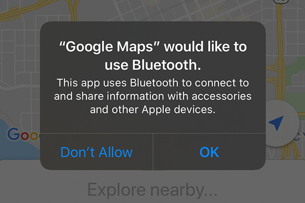 Google Maps Bluetooth